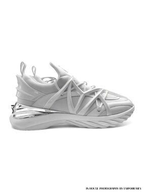 Jimmy Choo COSMOS White Luxury Designer Sneakers High-End Fashion Shoes